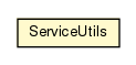 Package class diagram package ServiceUtils
